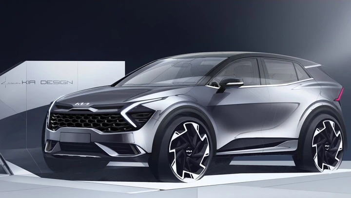 Kia Sportage 2022: primi bozzetti della versione europea