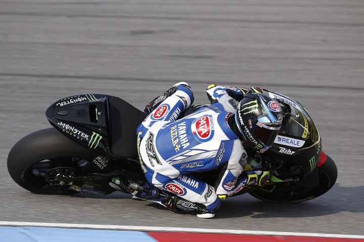 Alex Lowes sulla YZR-M1: 