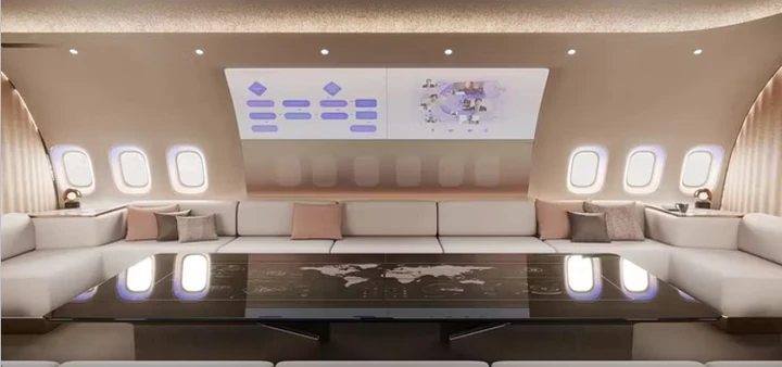 BMW rivoluziona gli aerei: jet con suite di lusso