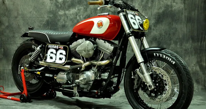 Gabrielle, l'Harley Dyna Tracker di Pepo Rosell