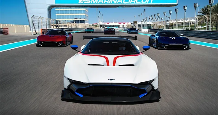 Aston Martin Vulcan: in pista ad Abu Dhabi