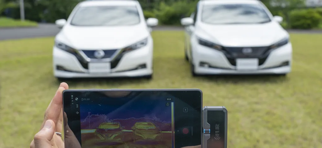 Nissan e la vernice per abbassare la temperatura nell'auto