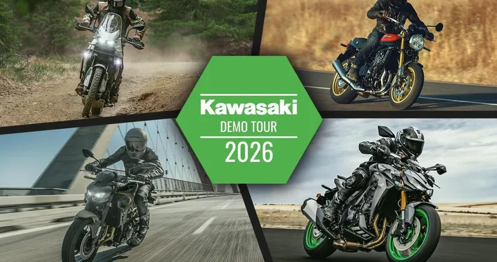 Kawasaki Demo Tour 2026: tutte le tappe e i nuovi modelli in prova