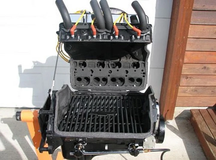 Chevy V8 barbecue, per un vero american burger...