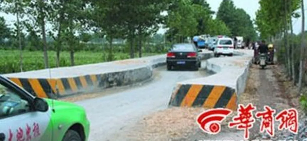 Rallentatori: in Cina fanno sul serio