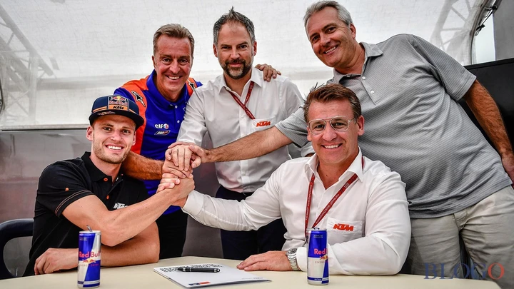 Brad Binder in MotoGP nel 2020 con KTM Tech3