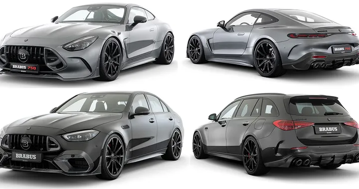 Brabus potenzia le Mercedes-AMG: 750 CV e design esclusivo