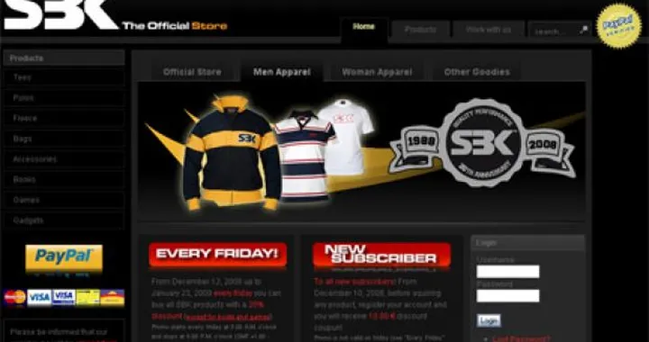 E' online il nuovo SBK Official Store