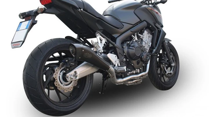 Exan: X-BLACK Ovale per Honda CB650F