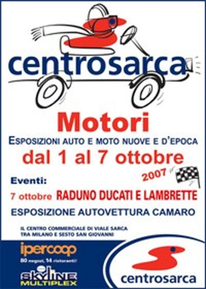 Centro Sarca Milano: Raduno Ducati e Lambrette