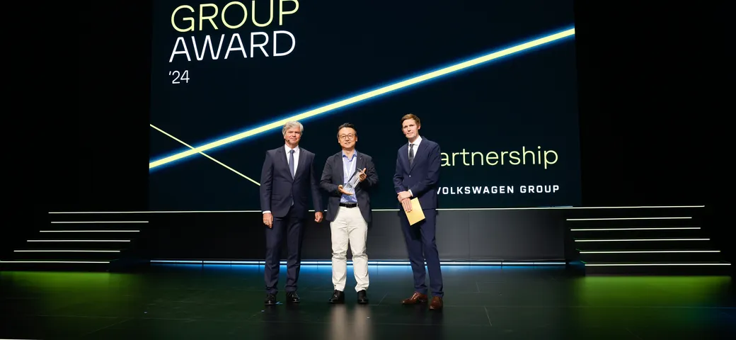 LG Electronics premiata ai Volkswagen Annual Group Award 2024