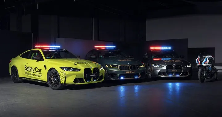 Bmw M3, M4 e M5: ecco le nuove Safety Car della MotoGP