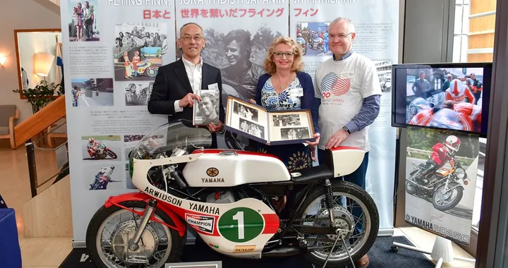 Yamaha celebra Jarno Saarinen con una mostra