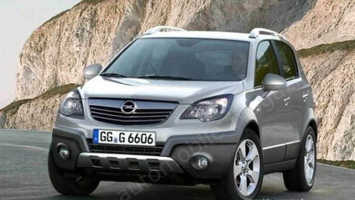 Opel Cross Corsa: ricostruzione grafica della piccola SUV