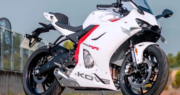KOVE 450 RR: 66 CV, quattro cilindri e prezzo da 6.297 euro