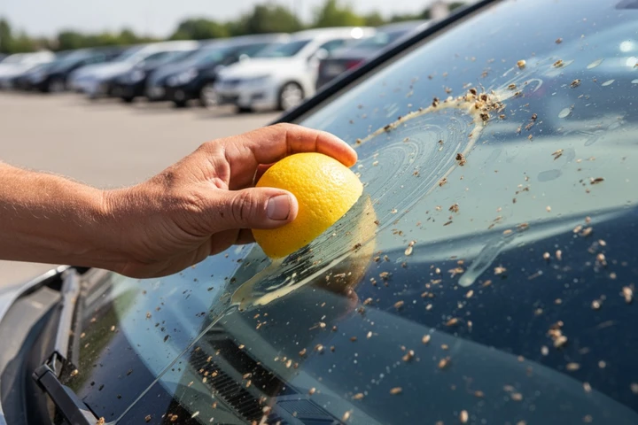 Limone sul parabrezza dell’auto: funziona davvero? Ecco quando usarlo