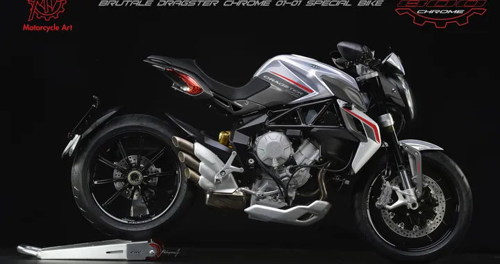MV Agusta Dragster 800 Chrome all'asta per beneficenza