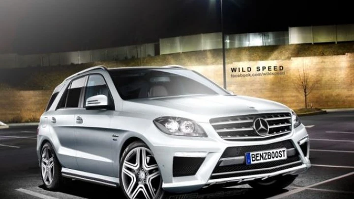 Mercedes ML63 AMG: primo render