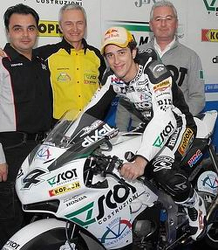 Dovizioso ed il Team Jir Scot pronti al grande debutto
