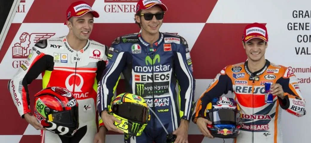 MotoGP Valencia 2014: Valentino Rossi in pole su Iannone, Pedrosa e Lorenzo; Marquez ko [FOTO]