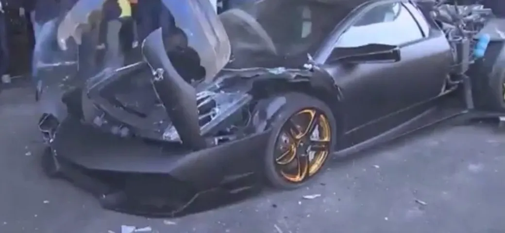 Lamborghini Murcielago SV distrutta a Taiwan [Video]