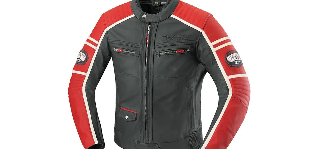 Giacca in pelle iXS Curtis per i motociclisti