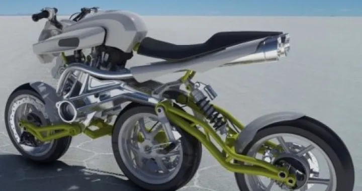 Moto Axial 3 Wheels: in-line Trike