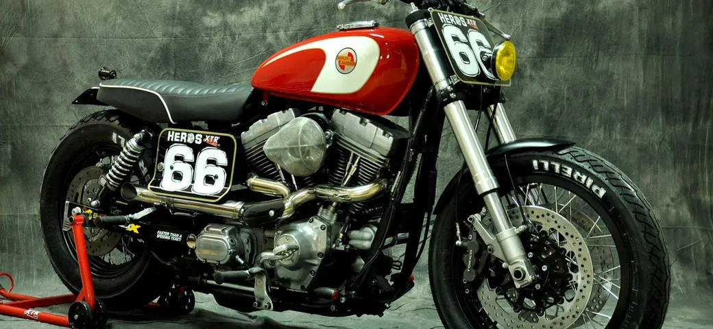 Gabrielle, l'Harley Dyna Tracker di Pepo Rosell