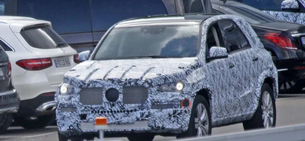 Foto Spia Mercedes GLE