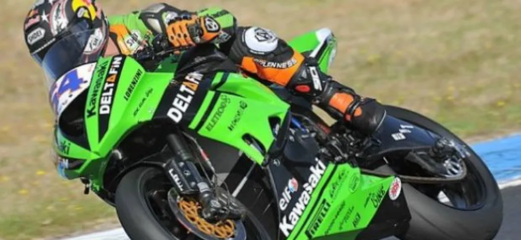 WSS: il team Kawaski Lorenzini conclude i test ad Imola. Infortunio per Sofuoglu.