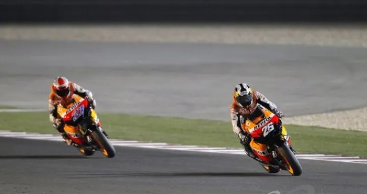 MotoGP, Jerez: Pedrosa-Stoner dominatori delle seconde libere. Rossi scivola in 5a posizione