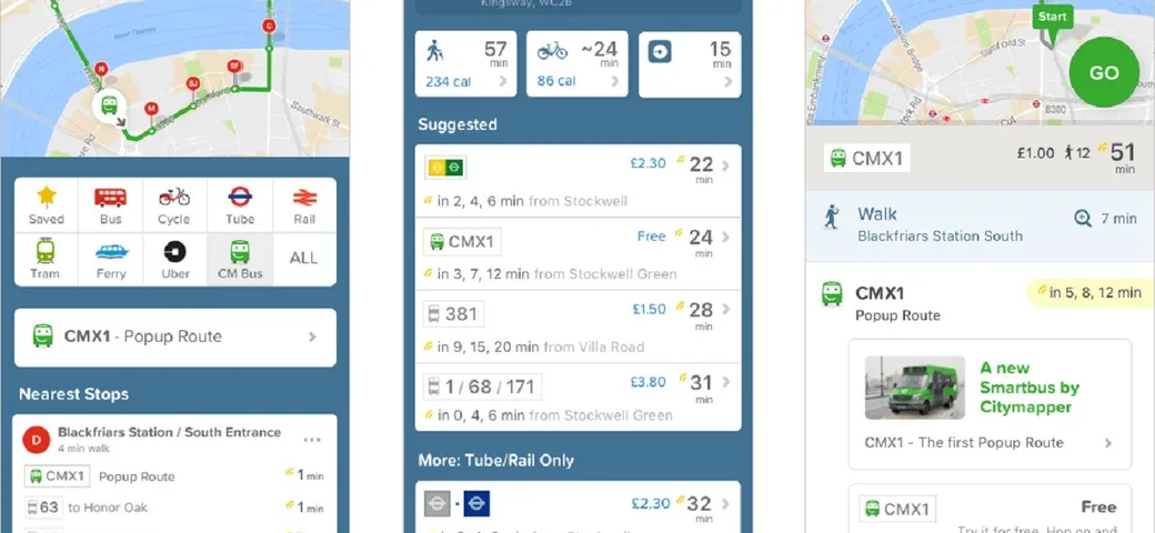 Citymapper Smartbus: come migliorare percorsi e traffico