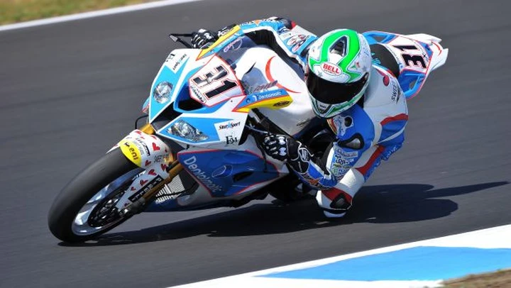 Vittorio Iannuzzo (Team Grillini) soddisfatto del test di Phillip Island
