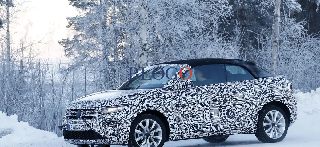 Volkswagen T-ROC Cabrio: nuovamente in strada, foto spia
