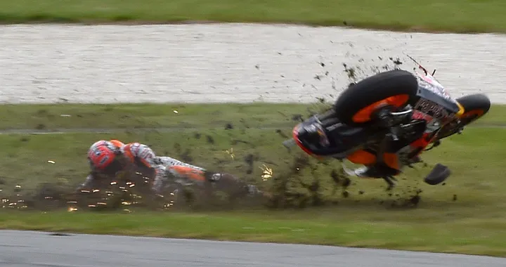 Australia, Marquez: "errore mio" [Foto caduta]
