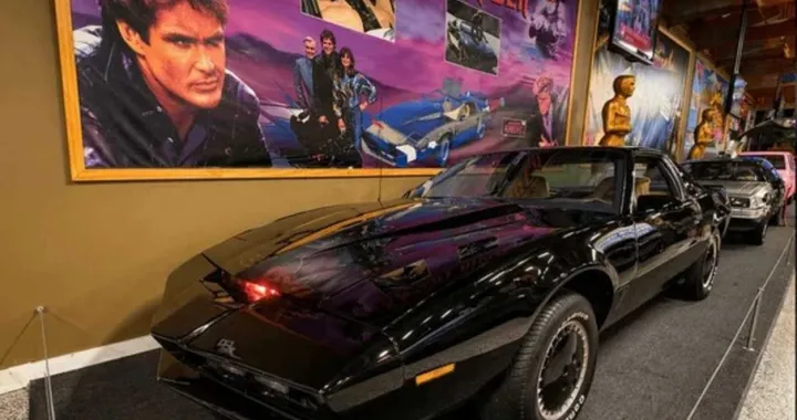 KITT, la star di Supercar, prende la multa mentre riposa al museo