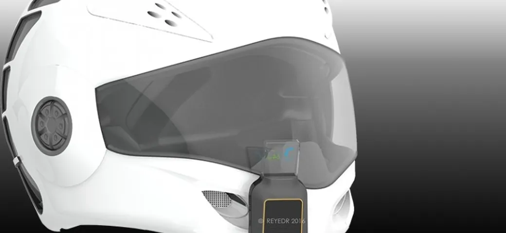 Reyedr: dispositivo HUD per casco da moto