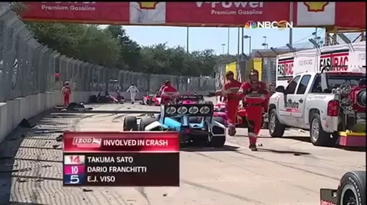 Indycar Il video del pauroso incidente a Dario Franchitti