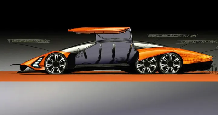 Hennessey Deep Space: l'hypercar elettrica a 6 ruote