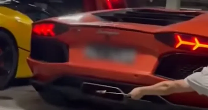 Una Lamborghini Aventador per cucinare il kebab [Video]