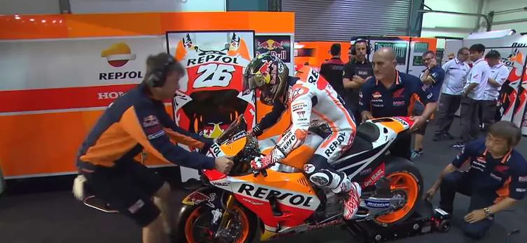 Team Honda HRC, il video del primo giorno di test