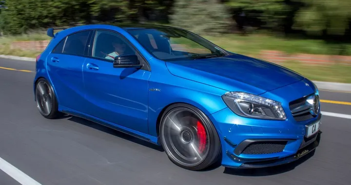 Mercedes A 45 AMG Blue Magic