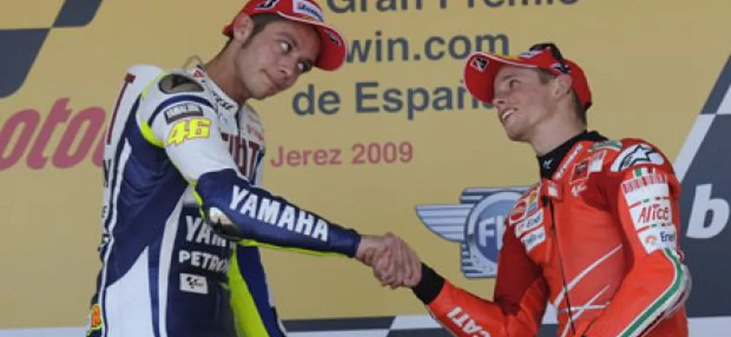 MotoGP: Rossi trionfa a Jerez e guida la classifica iridata. Pedrosa e Stoner sul podio. Lorenzo ko