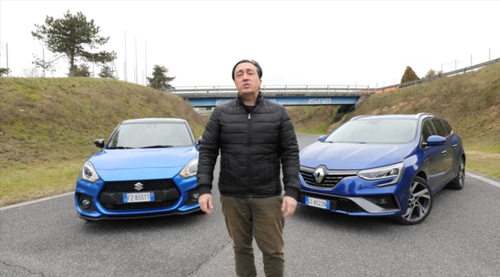 Renault Megane E-Tech Plug-in e Suzuki Swift Sport Hybrid: la prova