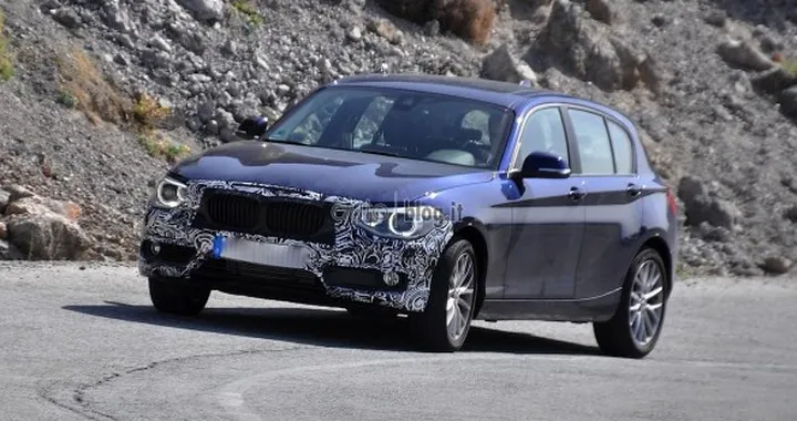 BMW Serie 1: foto spia del facelift