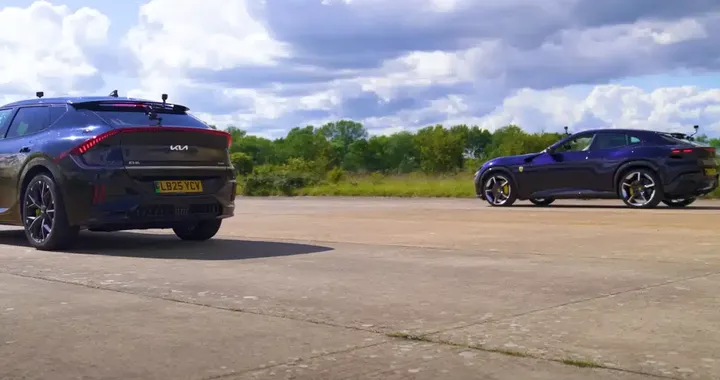 Ferrari Purosangue vs Kia EV6 GT: la drag race che nessuno si aspettava