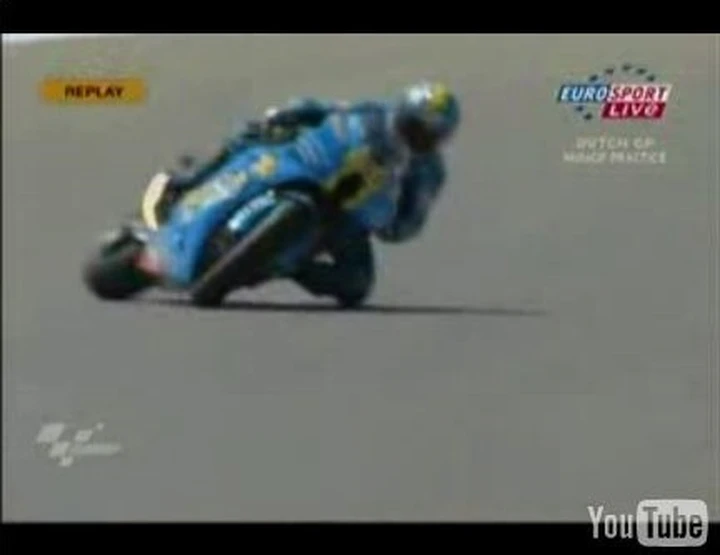 Le immaginini dell'incidente di Loris Capirossi