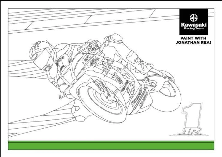 Il lockdown per creativi: Harley-Davidson, Kawasaki e Suzuki da colorare
