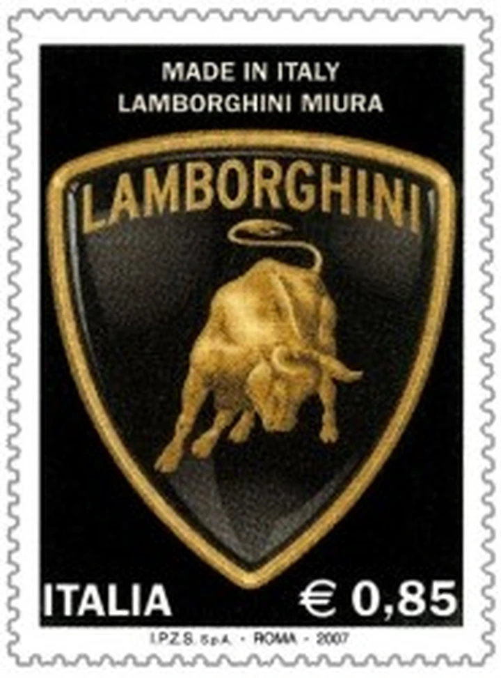 Francobollo Lamborghini