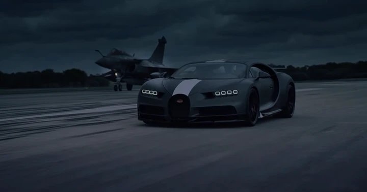 Ecco il duello tra la Bugatti Chiron Sport e il jet francese [Video]